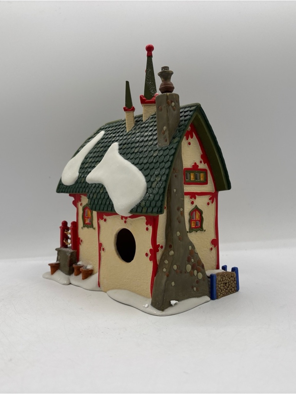 Department 56 1997 Vintage HVC North Pole Series Santa’s Light Shop 56397 EUC - Picture 6 of 12